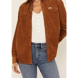 Wrangler Brown Corduroy Shirt